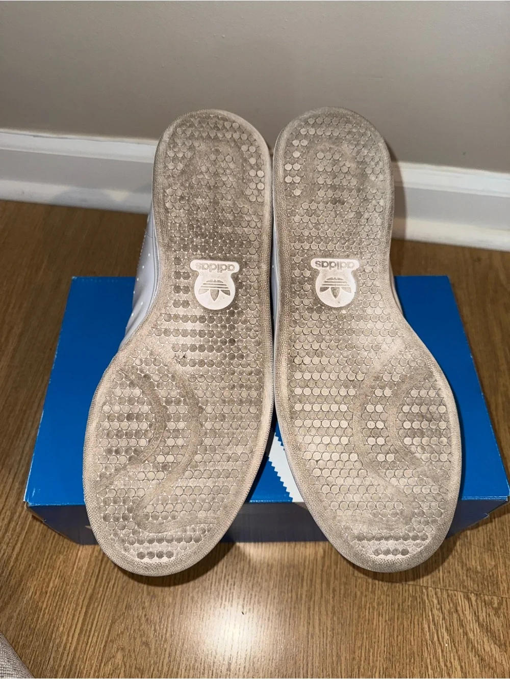 adidas White Leather Men’s Sneakers